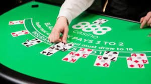 sa365 live-dealer studio with professional dealer at blackjack table